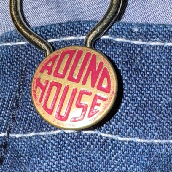 Round House Men’s Bib Overalls 40X30 Dark Blue 100% Cotton Straight Leg NWOT - Picture 7 of 10